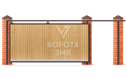 Откатные подвесные ворота 2600×1800 ЗМК-7427